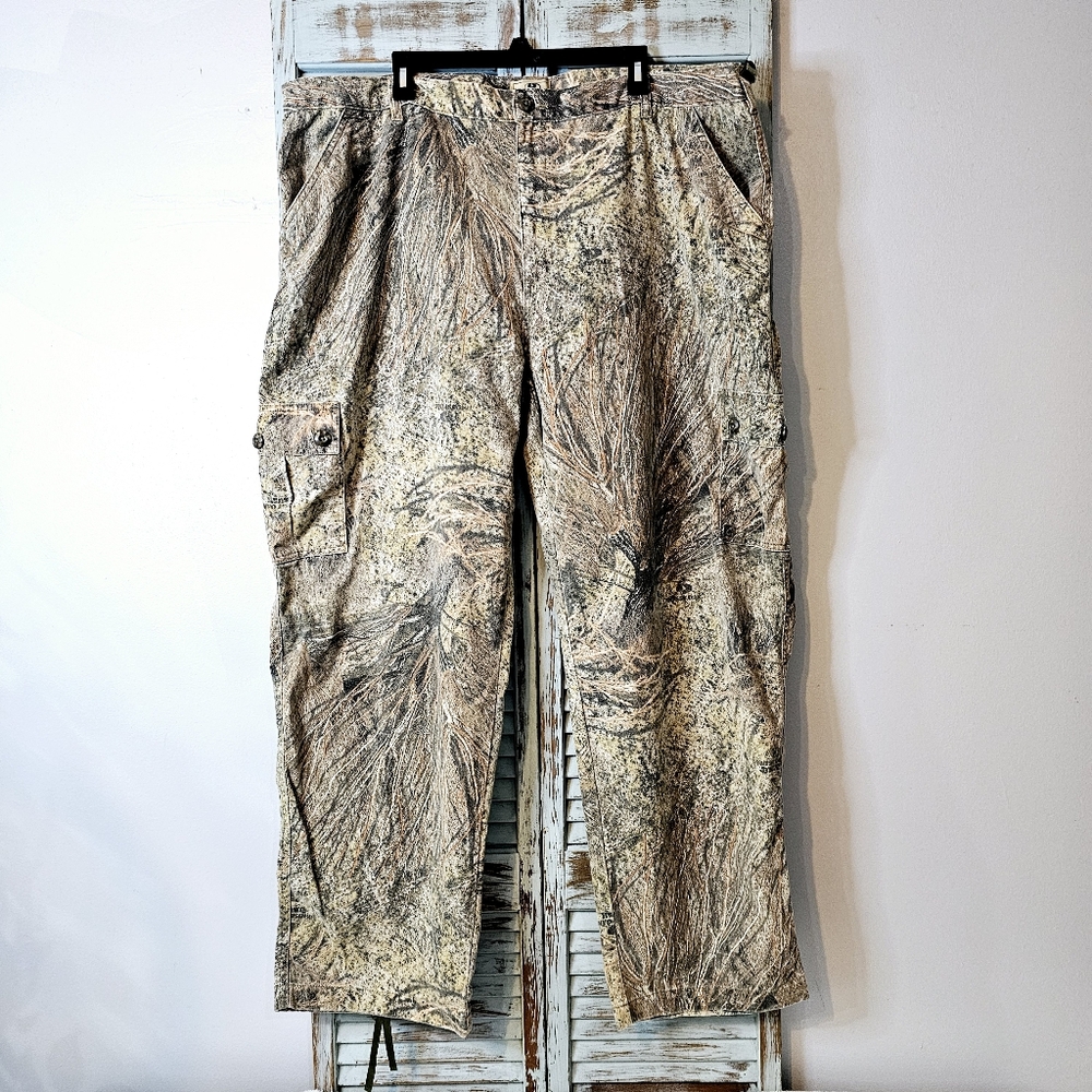 MOSSY OAK EXPLORER MIDWEIGHT CARGO PANT Mens 2XL Camouflage Tactical Hunting